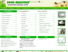 Tablet Screenshot of foods-additive.com